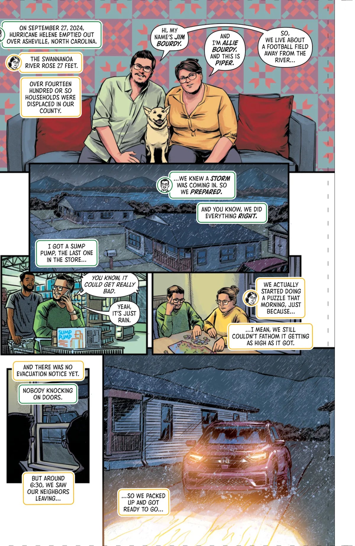 “Just Rain”, page 1 of 9