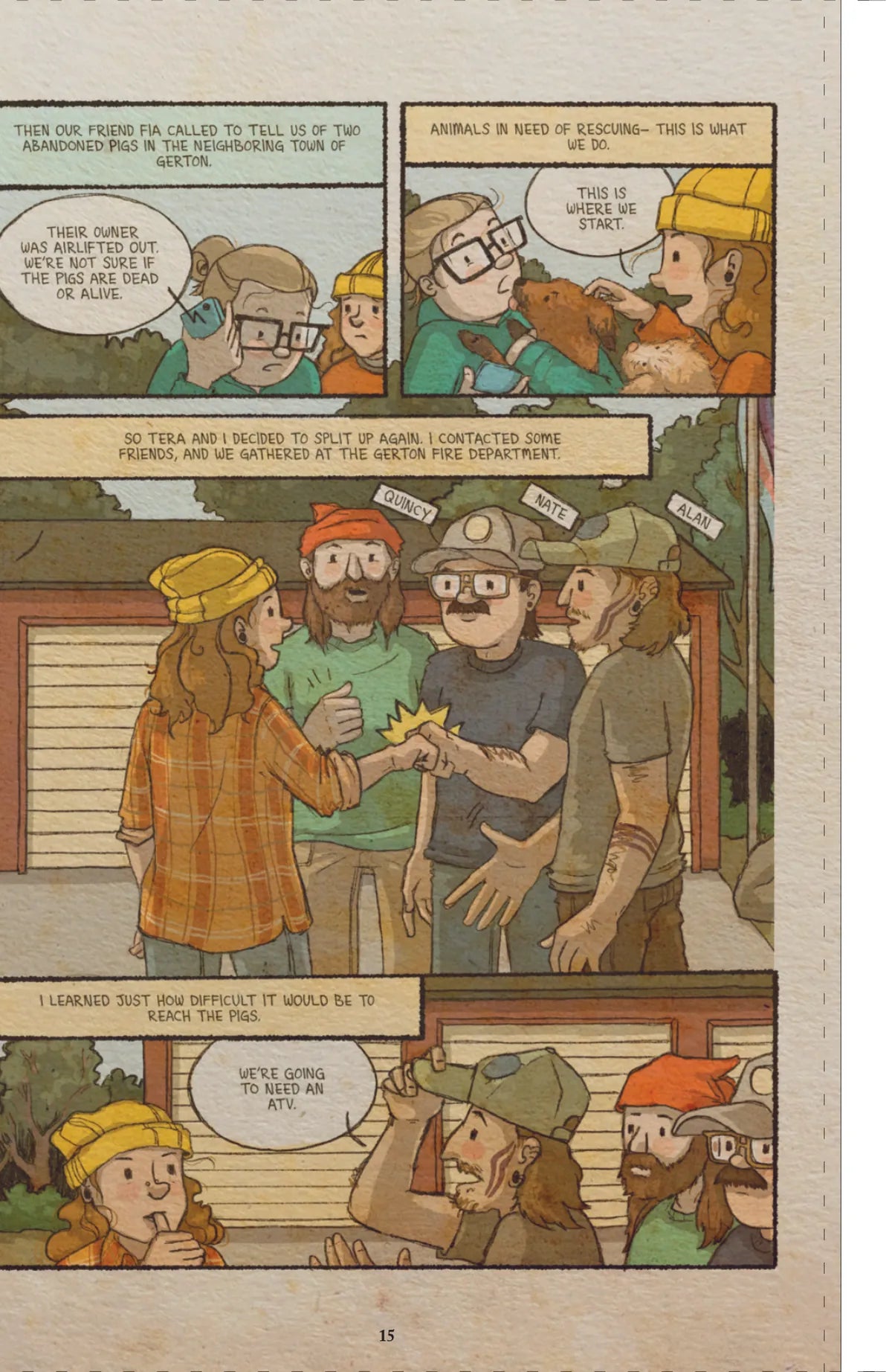 “A Community of Misfits”, page 3 of 9
